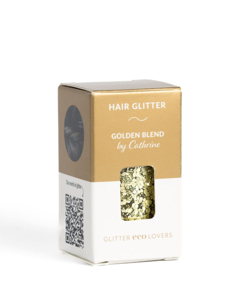 D Pack Golden Blend Hair Glitter 6 Pcs