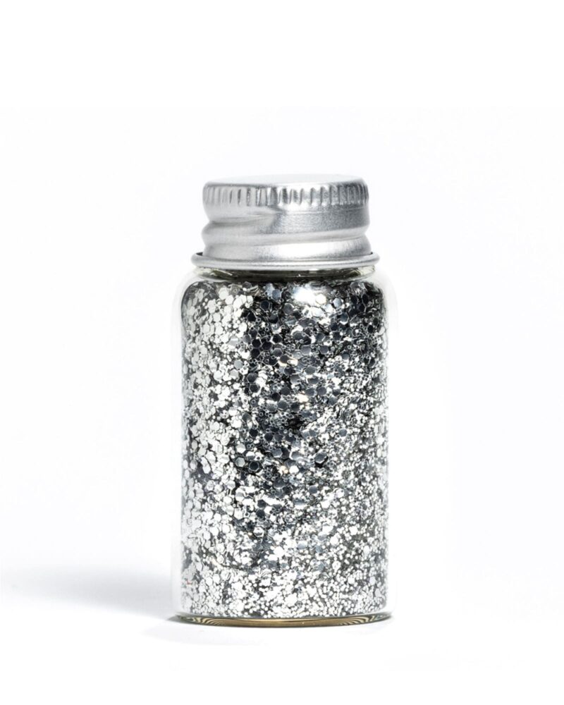 D Pack Silver Elegance Hair Glitter 6 Pcs - Image 4