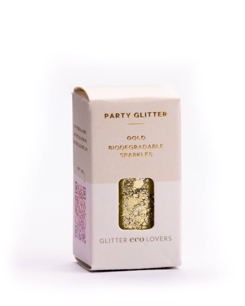 D Pack Gold Party Glitter 6 Pcs